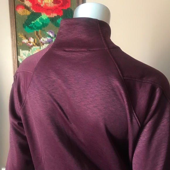 Under Armour ColdGear Women’s Medium Full Zip Fleece Jacket Mock Neck Red - Picture 12 of 16